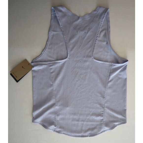 Nike FN2504-057 Women's Sz M Light Purple Dri-FIT ADV Aeroswift Tank Top - Picture 2 of 7